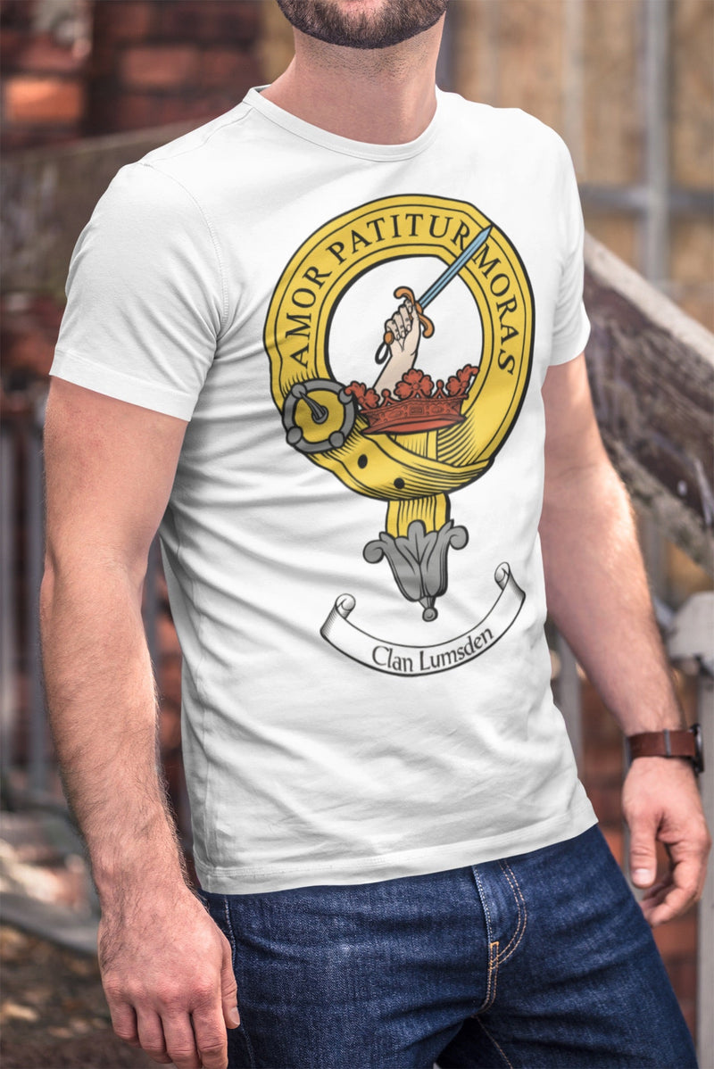 Lumsden Clan Crest Gents T Shirt