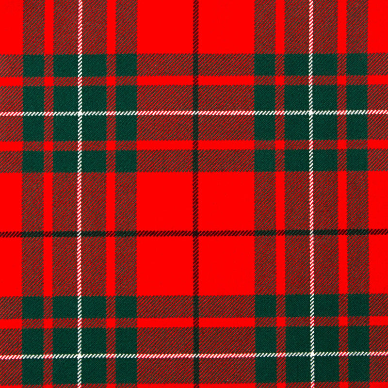 MacAuley Red Modern Heavyweight Hand Stitched Kilt