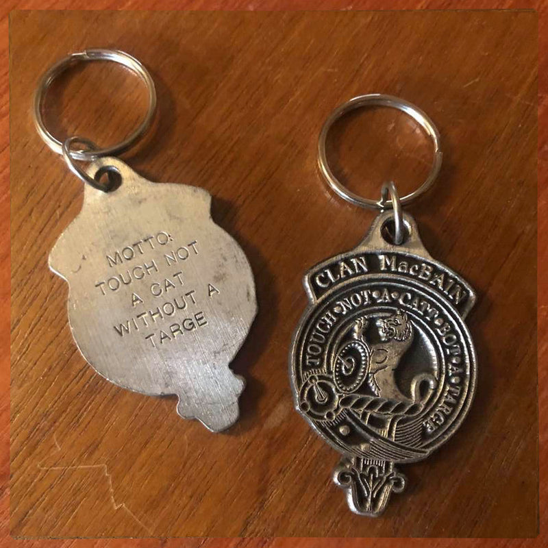 Clan MacBain Metal  Keyring