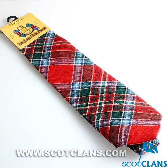 Pure Wool Tie in MacBean Tartan