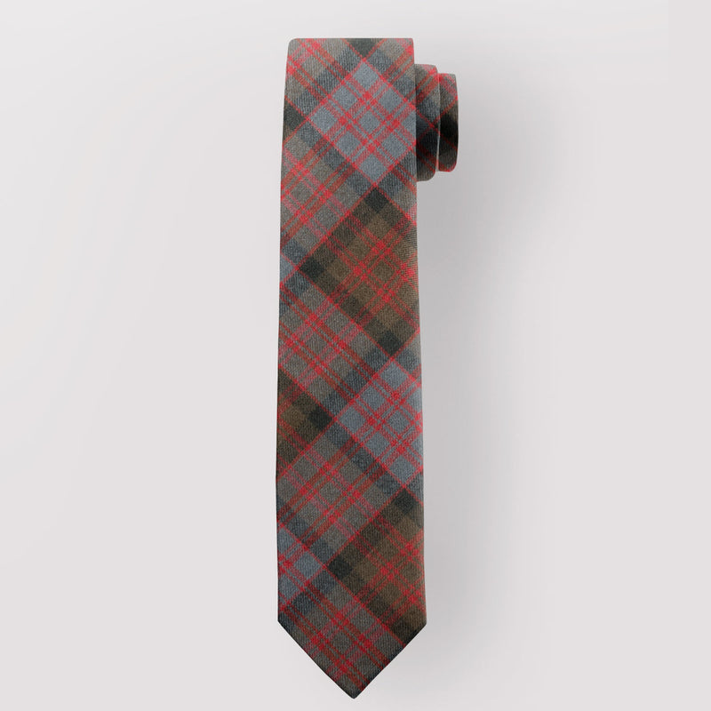 Pure Wool Tie in MacDonald Weathered Tartan.