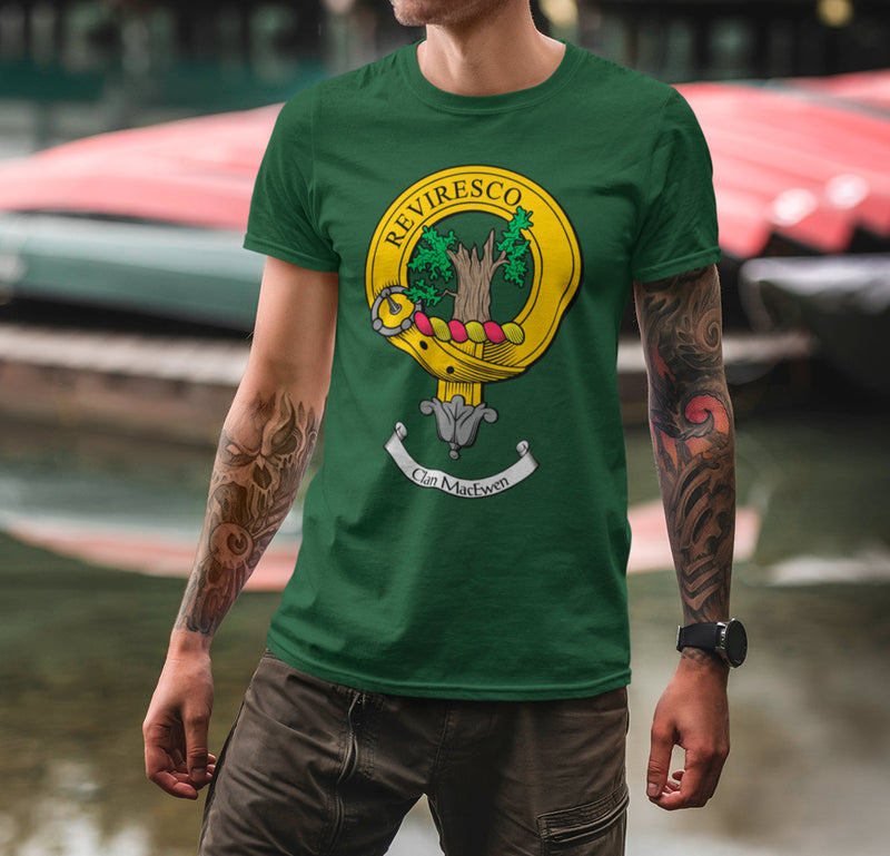 MacEwen  Clan Crest Gents T Shirt