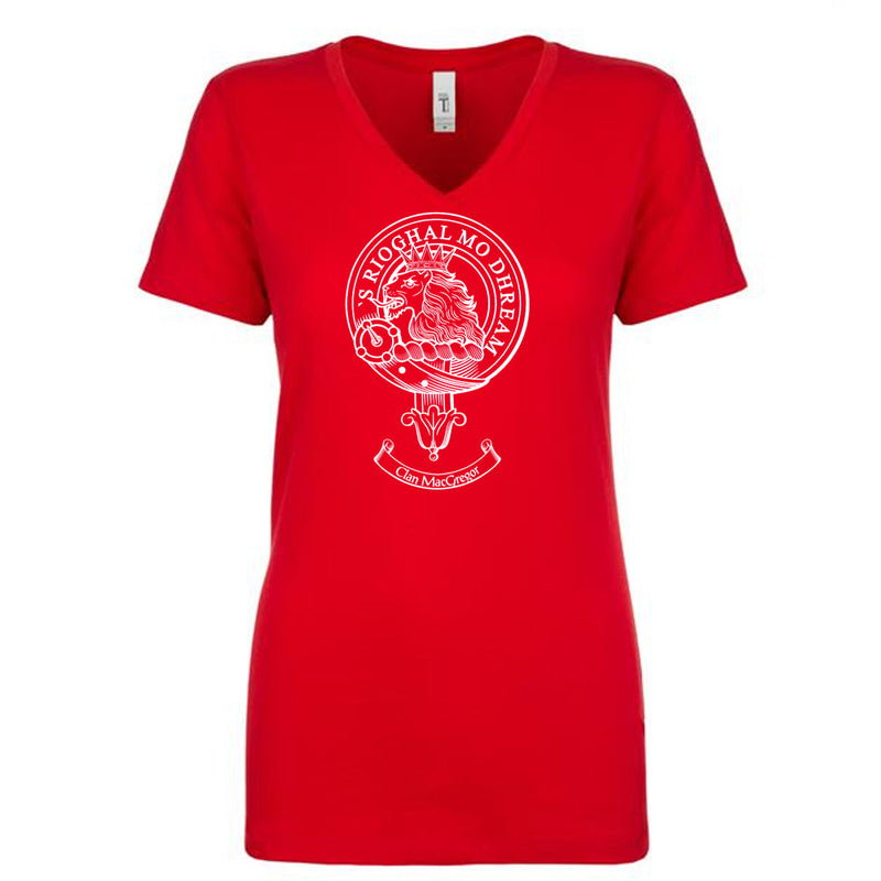 MacGregor Clan Crest Ladies Ouline T-Shirt
