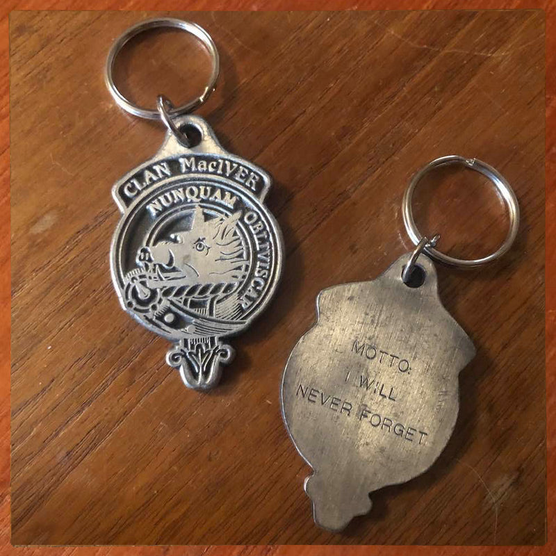 Clan MacIver Metal  Keyring