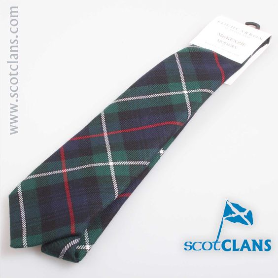 Pure Wool Tie in MacKenzie Modern Tartan