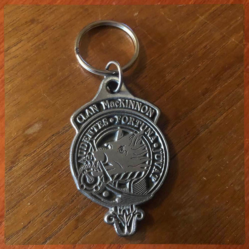 Clan MacKinnon Metal  Keyring