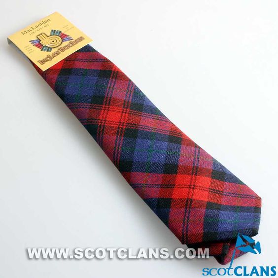 Pure Wool Tie in MacLachlan Modern Tartan
