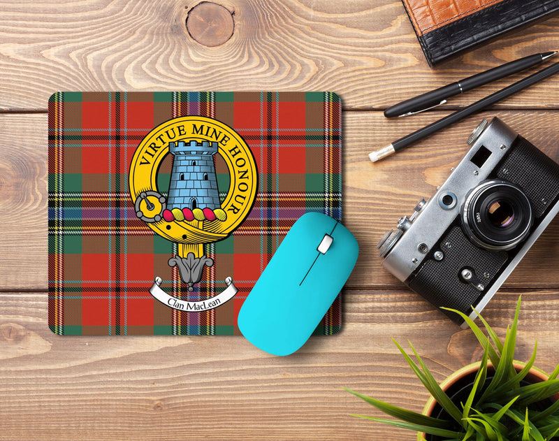MacLean Clan Crest Mouse Pad
