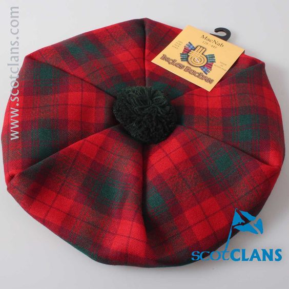 Pure Wool Golf Cap in MacNab Modern Tartan