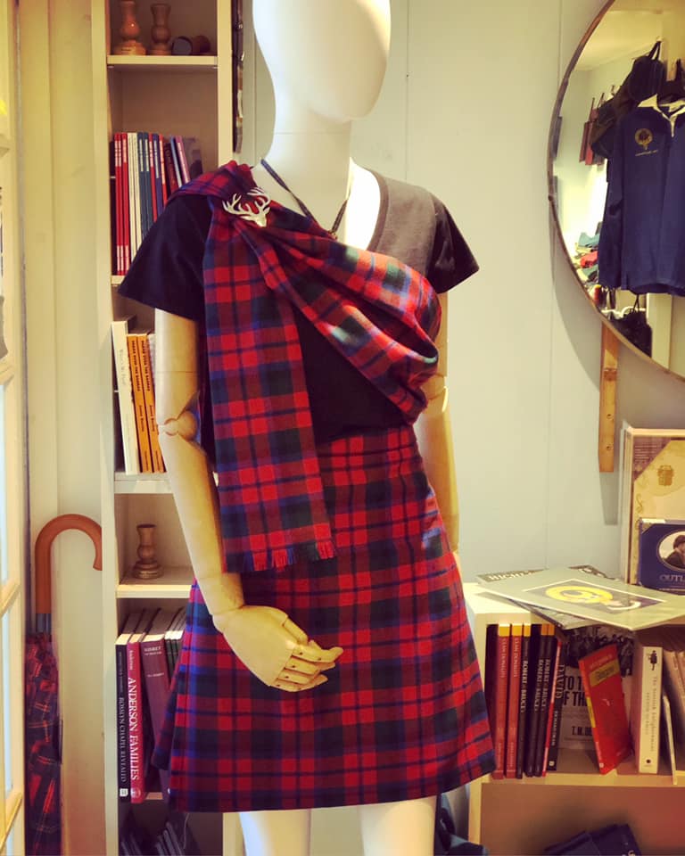 MacLeod of Lewis Modern Mini Kilt with Free Sash to Match