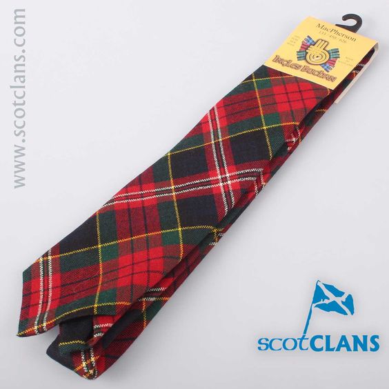 Pure Wool Tie in MacPherson Modern Tartan