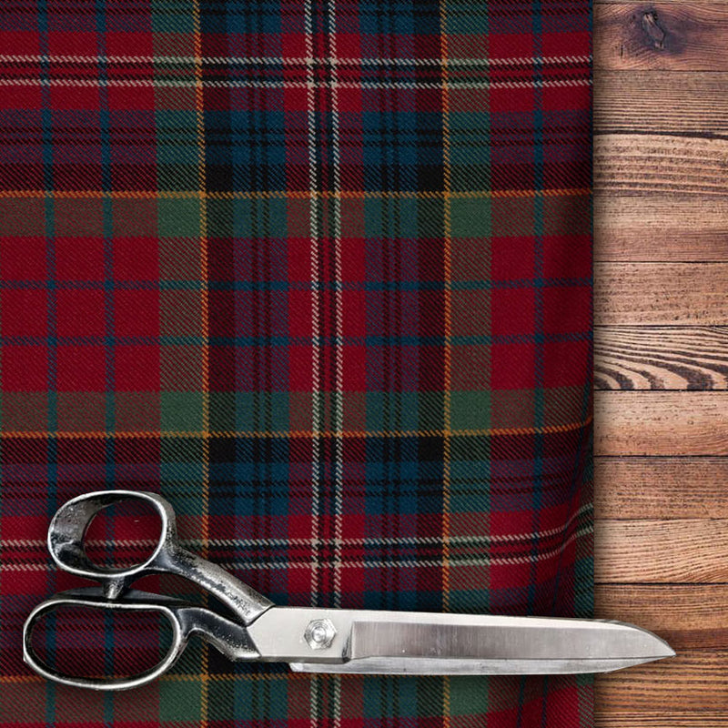 MacPherson Muted Modern Tartan by the Meter