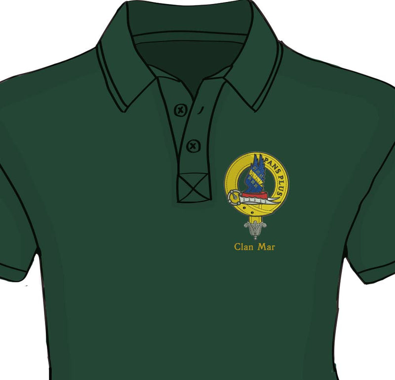 Mar Clan Crest Embroidered Polo