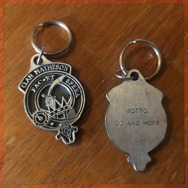 Clan Matheson Metal  Keyring