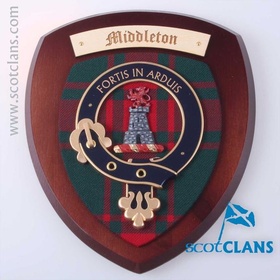 Middleton Clan Crest Plaque