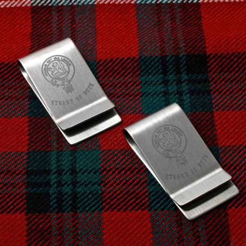 Clan Crest Pewter Money Clip