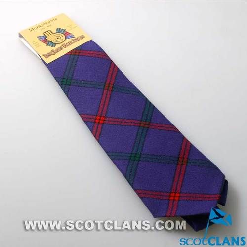 Pure Wool Tie in Montgomery Modern Tartan