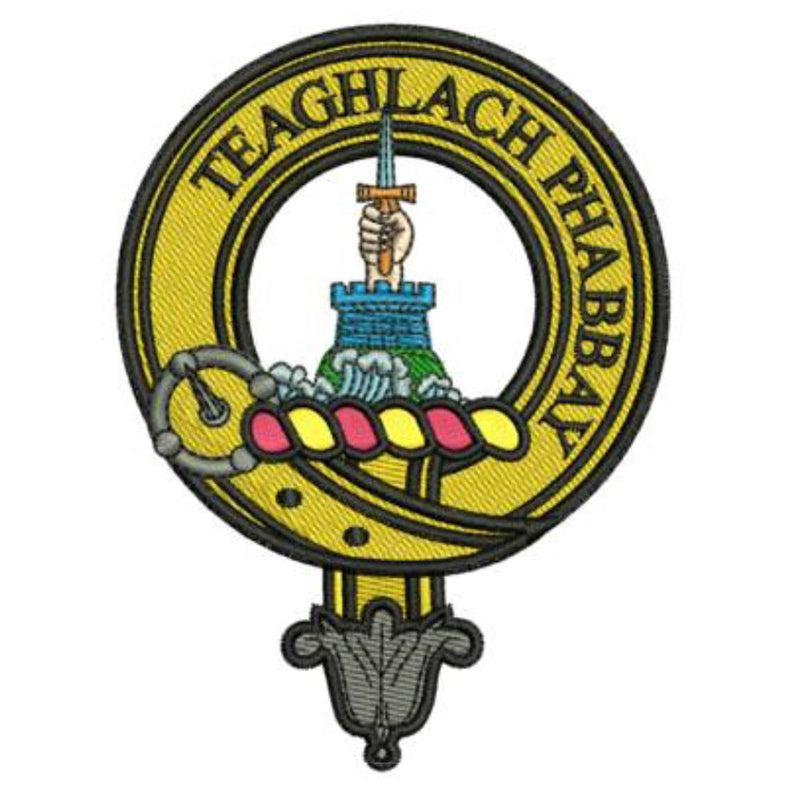 Morrison Clan Crest Embroidered Rugby Shirt