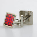 Murray of Tullibardine Tartan Cufflinks - Choose Your Shape.