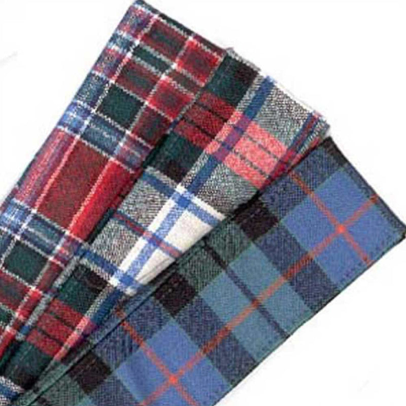 Wool Strip Tartan Ribbon - 54" x 2" (5 strips) Available in 500 Tartans!