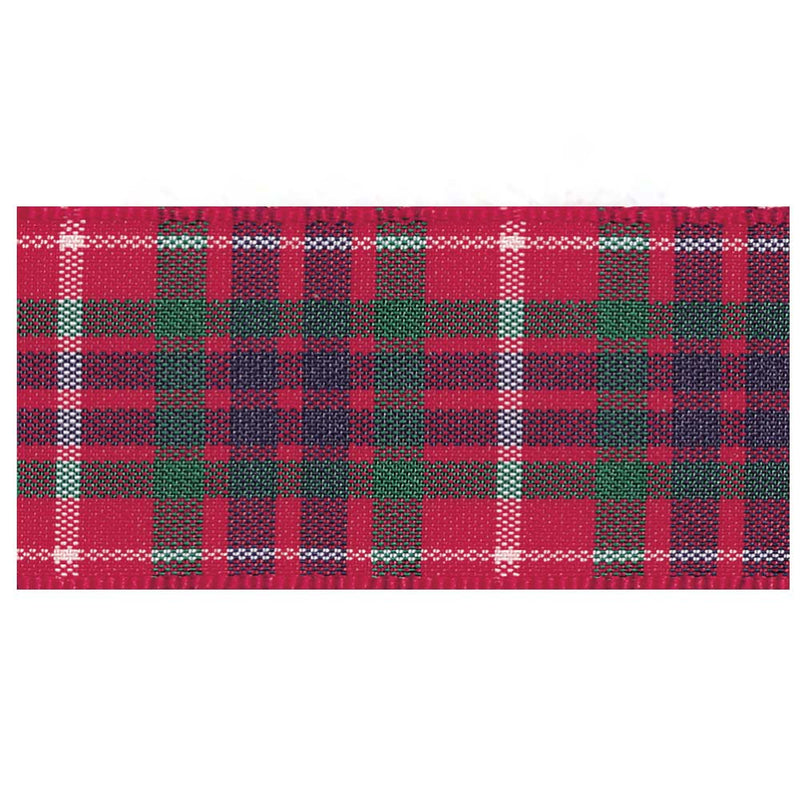 Polyester Tartan Ribbon Rolls - Range of widths