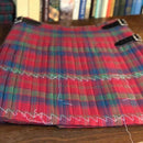 Robertson Red Muted Hand Stitched Kilt