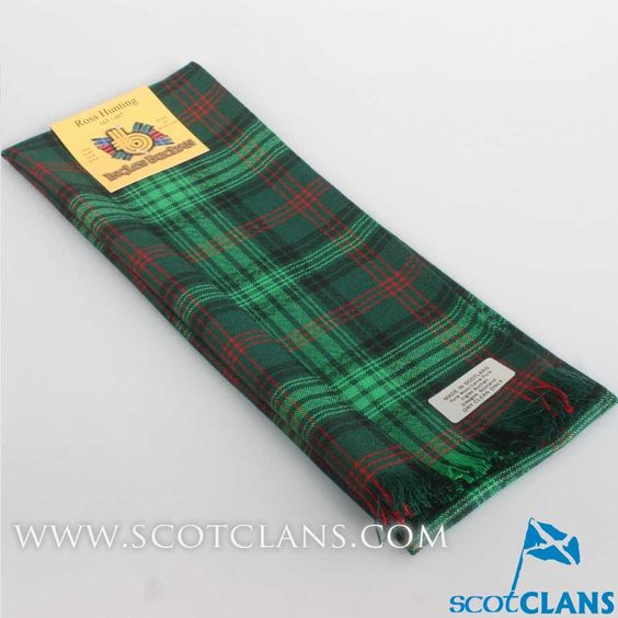 Wool Scarf in Ross Hunting Modern Tartan