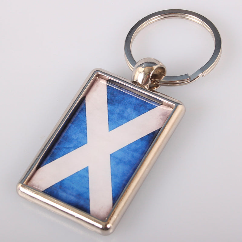 Saltire Keyring