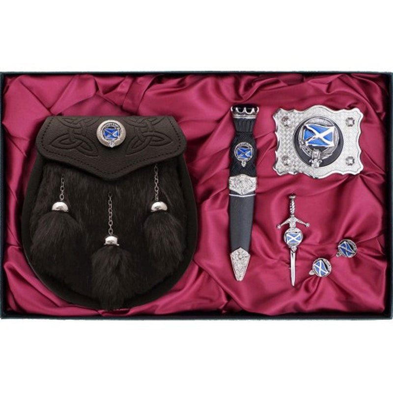 Clan Crest Accessory Set with Semi Dress Sporran