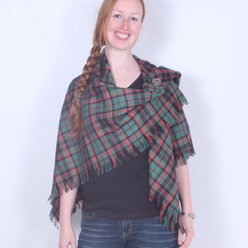 Ladies Wool Tartan Shawl (Available in over 500 tartans)