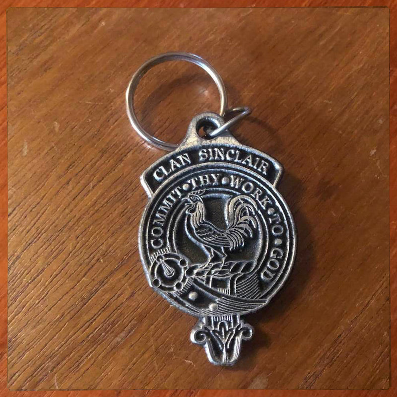 Clan Sinclair Metal  Keyring