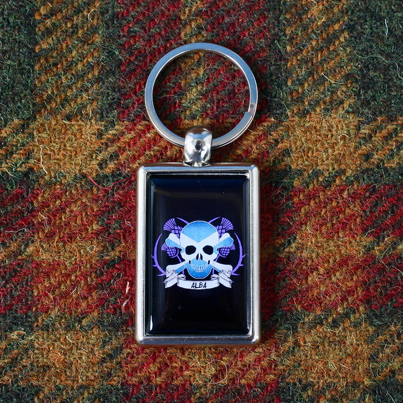 Alba Skull Keyring