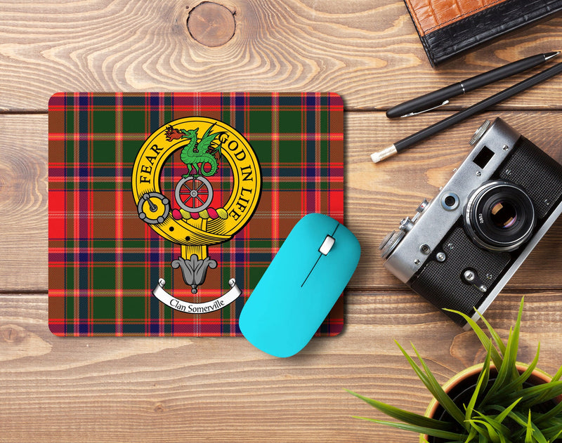 Somerville Clan Crest Mouse Pad