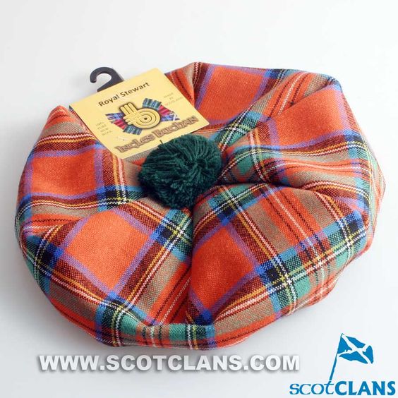 Unisex Wool Tam in Royal Stewart Ancient Tartan