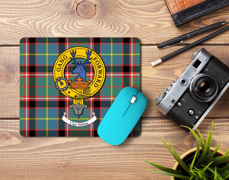 Stirling Clan Crest Mouse Pad