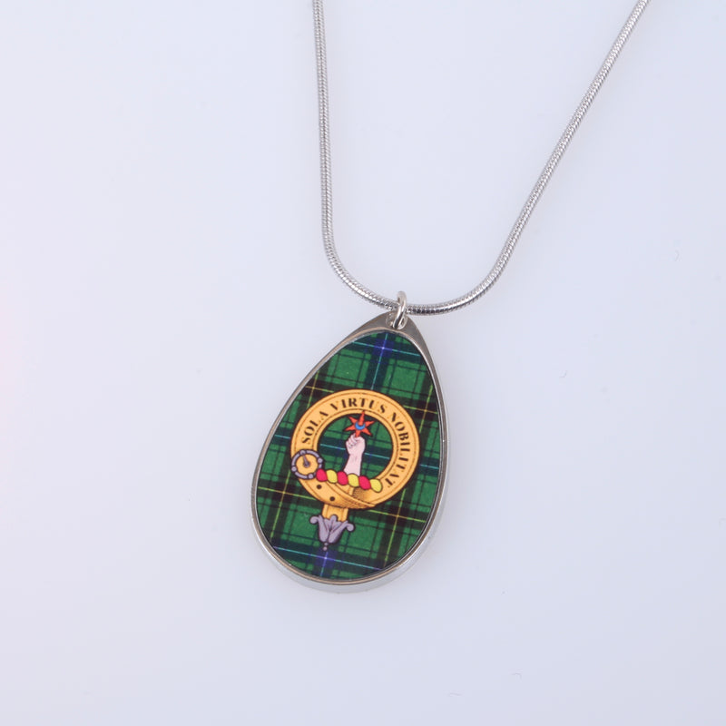 Clan Crest Teardrop Pendant