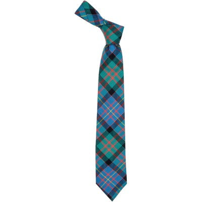 Pure Wool Tie in Cameron of Erracht Ancient Tartan