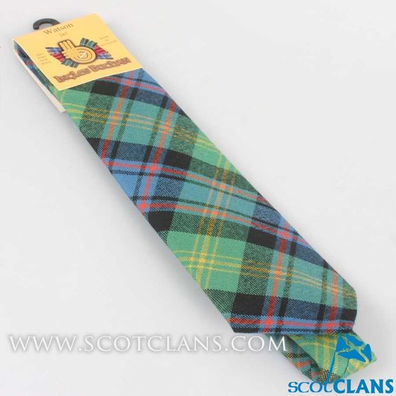 Pure Wool Tie in Watson Ancient Tartan