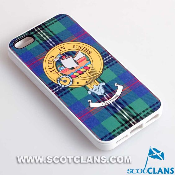 Wood Tartan and Clan Crest iPhone Rubber Case - 4 - 7